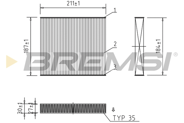 Filter, cabin air (FC0908)