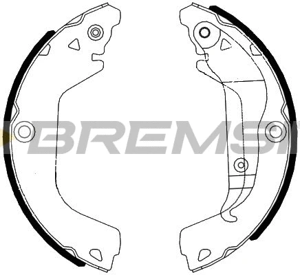 Brake Shoe Set (GF4992)