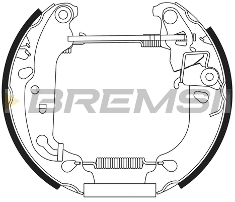 Brake Shoe Set (GK0239)