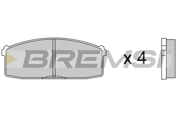 Brake Pad Set, disc brake (BP2237)