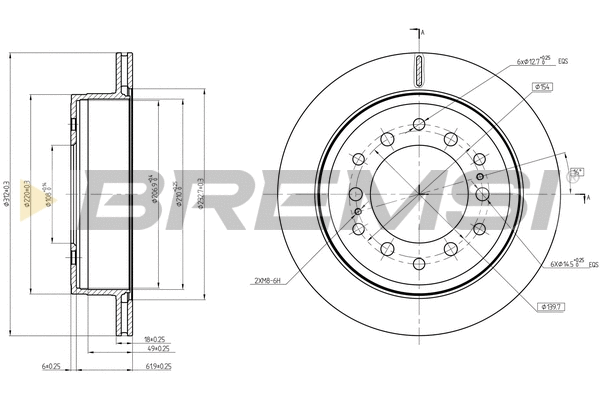 Brake Disc (CD8505V)