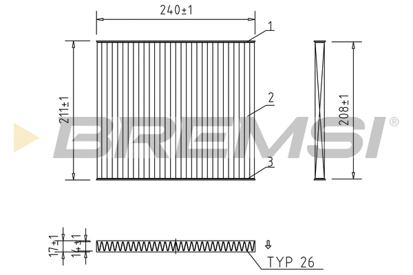 Filter, cabin air (FC0921C)