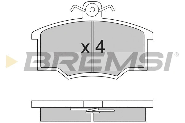 Brake Pad Set, disc brake (BP2143)