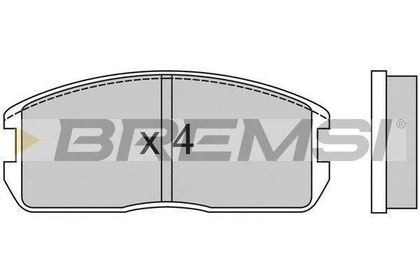 Brake Pad Set, disc brake (BP2270)