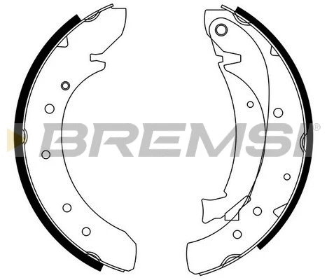 Brake Shoe Set (GF0176)