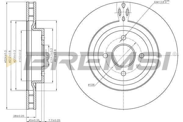 Brake Disc (CD7200V)