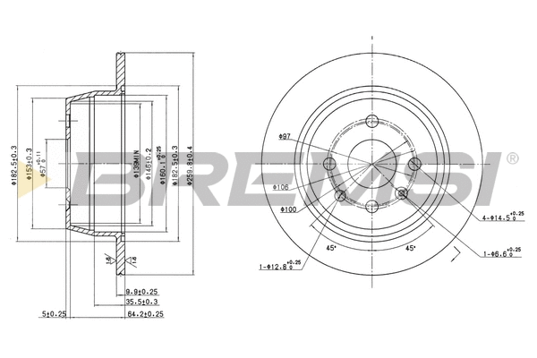 Brake Disc (CD6331S)