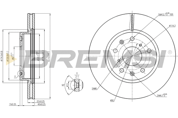 Brake Disc (CD7620V)