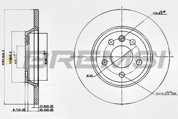 Brake Disc (CD7158S)