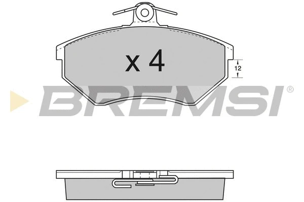 Brake Pad Set, disc brake (BP2532)