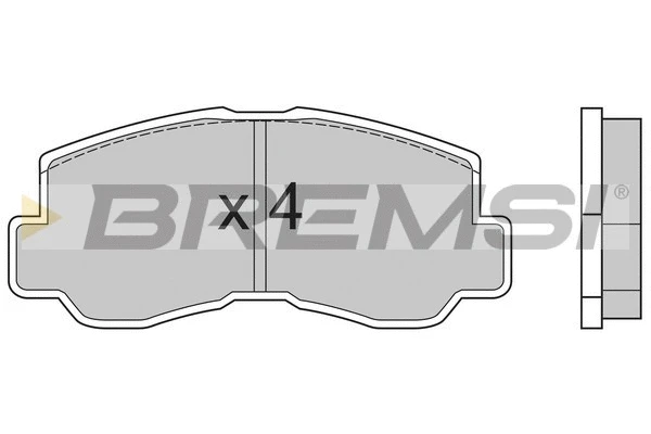 Brake Pad Set, disc brake (BP2508)