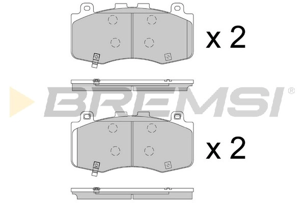 Brake Pad Set, disc brake (BP3898)