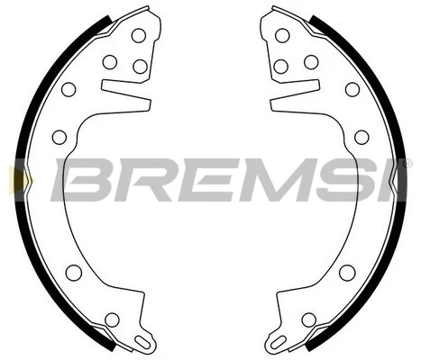 Brake Shoe Set (GF0811)