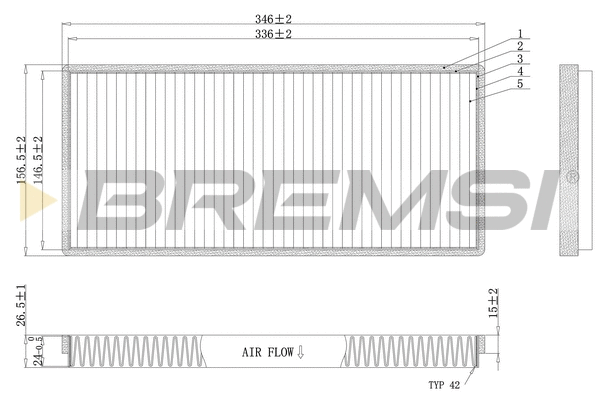 Filter, cabin air (FC0956C)