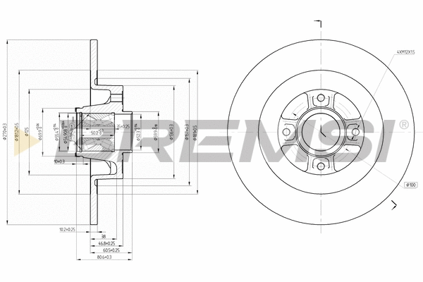 Brake Disc (CD7570S)