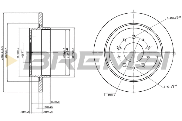 Brake Disc (CD8179S)