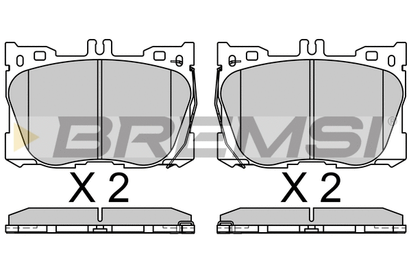 Brake Pad Set, disc brake (BP3762)
