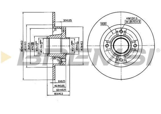 Brake Disc (CD7369S)