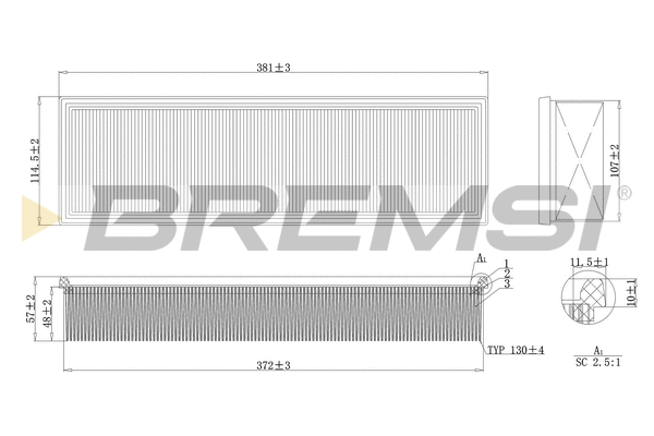 Air Filter (FA1636)