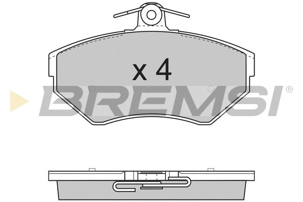 Brake Pad Set, disc brake (BP2730)