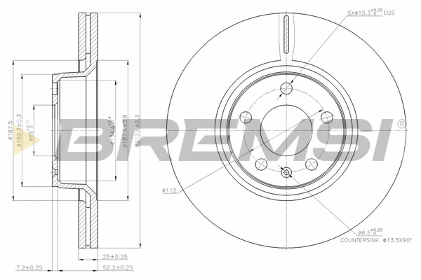 Brake Disc (CD7291V)