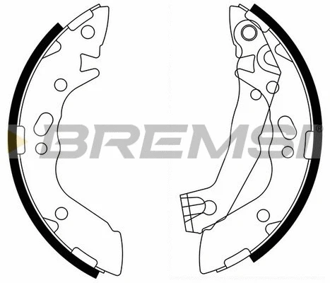Brake Shoe Set (GF0737)