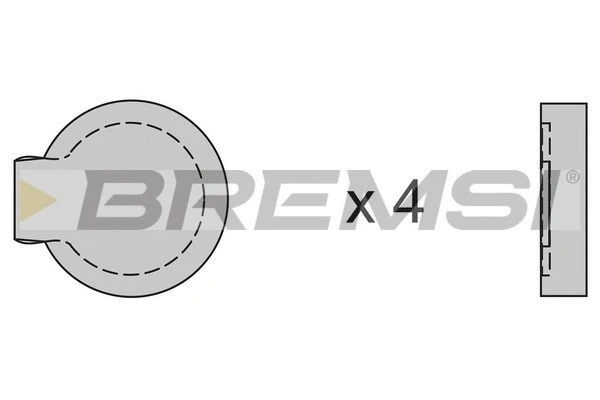 Brake Pad Set, disc brake (BP2122)