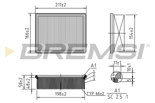 Air Filter (FA1249)