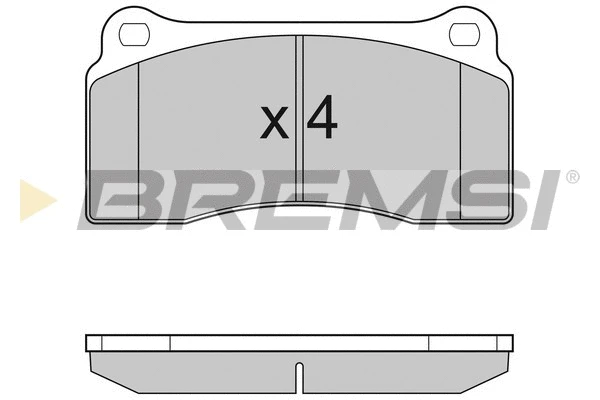 Brake Pad Set, disc brake (BP3153)