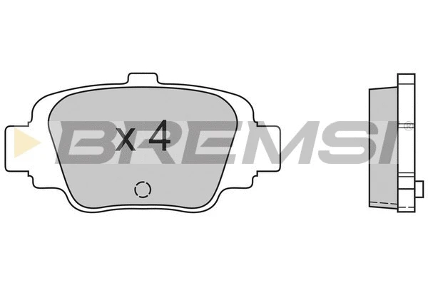 Brake Pad Set, disc brake (BP2560)