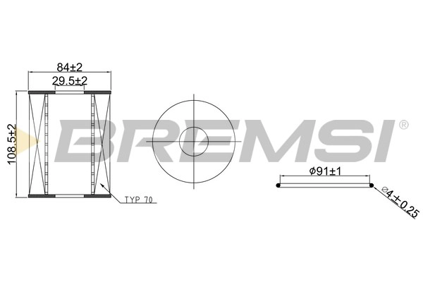 Oil Filter (FL2543)