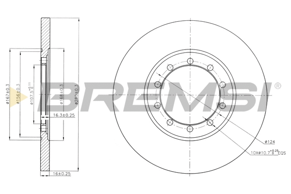 Brake Disc (CD7537S)