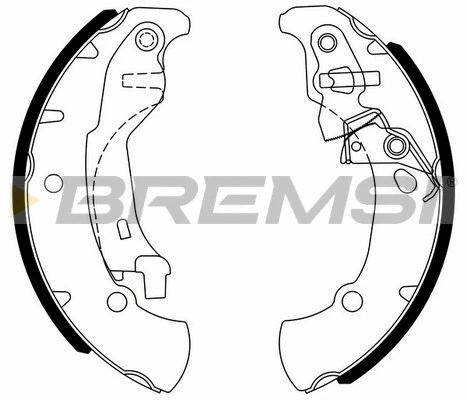 Brake Shoe Set (GF0395)