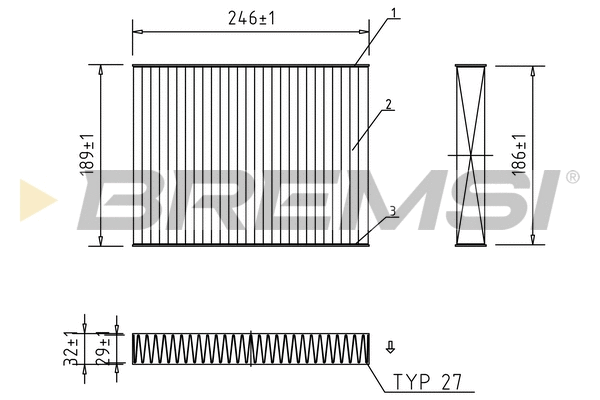 Filter, cabin air (FC0923A)