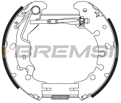 Brake Shoe Set (GK0381)