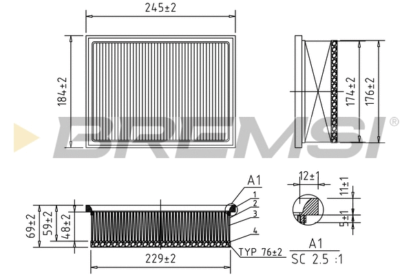 Air Filter (FA1571)