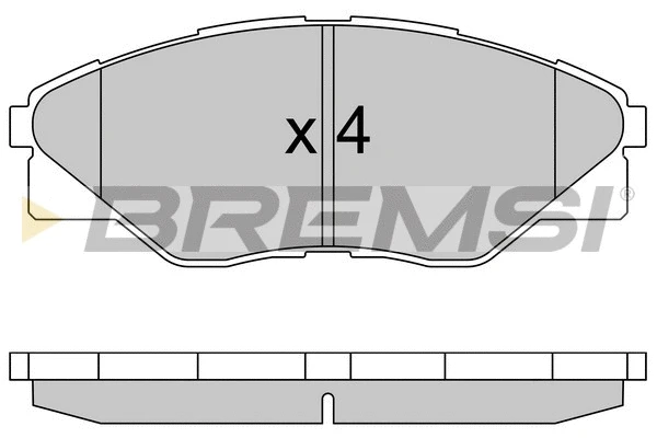 Brake Pad Set, disc brake (BP3586)