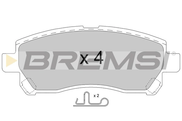 Brake Pad Set, disc brake (BP3872)