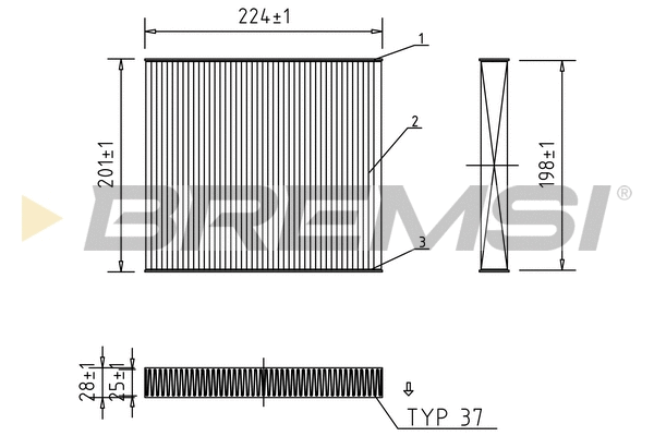 Filter, cabin air (FC0418)