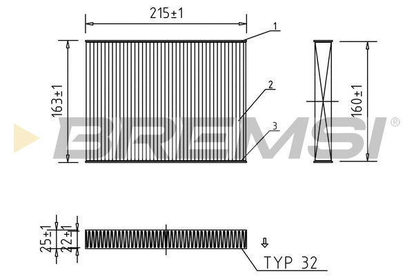 Filter, cabin air (FC0187)