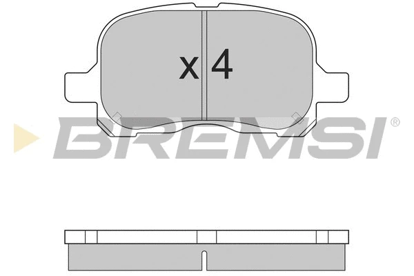 Brake Pad Set, disc brake (BP2859)