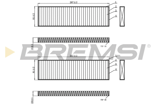 Filter, cabin air (FC0946C)