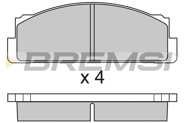 Brake Pad Set, disc brake (BP2004)
