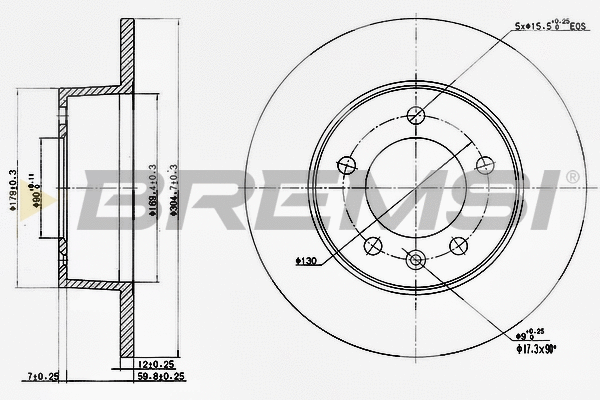 Brake Disc (CD7272S)