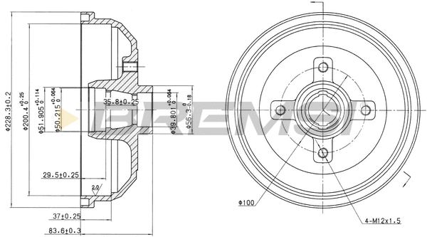 Brake Drum (CR5135)