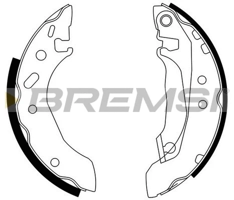 Brake Shoe Set (GF0226)