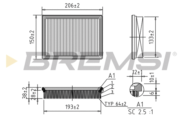 Air Filter (FA1407)