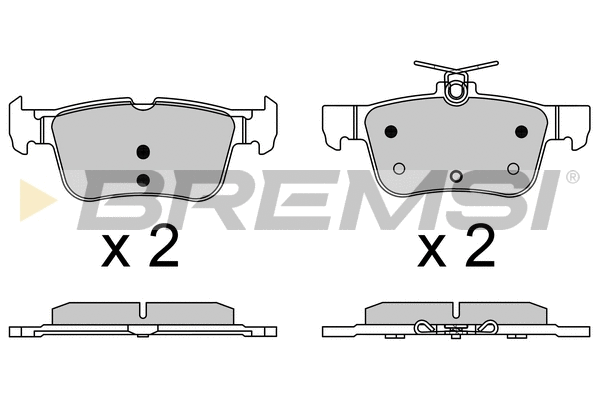 Brake Pad Set, disc brake (BP3637)