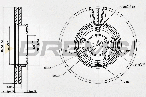 Brake Disc (CD7210V)