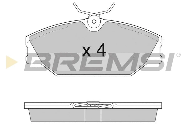 Brake Pad Set, disc brake (BP2874)